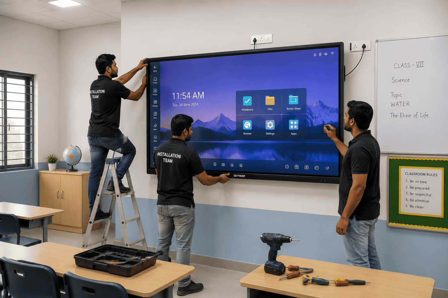 Video Wall Display Installation